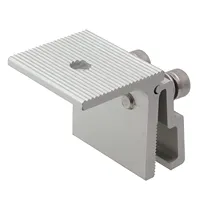 VNTECH GLOBAL Support de fixation de panneaux solaires en alliage d'aluminium A6005-T6 non-pénétrant pour toiture métallique industrielle à joint debout