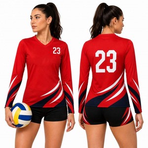 Uniforme de Voleibol Amarillo con Cuello en V, Número 6, Impresión Sublimada, Poliéster que Absorbe la Humedad, Unisex, Adulto, Sin Mangas - Product Image 5