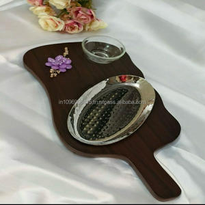 Elegante Plato de Aperitivos Hecho a Mano con Cuencos de Servir de Lujo para Fiestas, Plato de Aperitivos con Aura Gourmet, Plato con Brillo Gourmet - Product Image 1