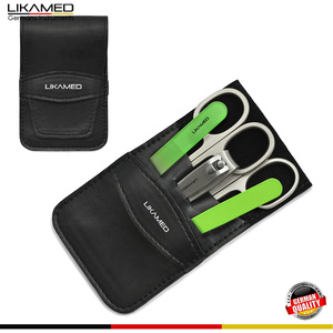 Kit de Manicura LIKAMED 5 en 1 de Acero, Incluye Tijeras para Uñas y Cutículas, Pinzas, Lima de Uñas con Estuche de Cuero Sintético (Durable) - Product Image 6