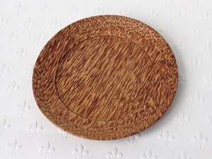 Vajilla natural de coco, plato de madera hecho a mano para servir comida, para uso en restaurantes y en el hogar. - Product Image 3
