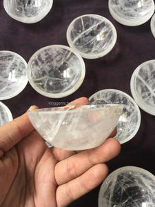Venta al por Mayor de Piedras Preciosas de Cuarzo Transparente de 3 Pulgadas, Talladas con Técnica Feng Shui, Piedras Semipreciosas Naturales a Granel para Decoración del Hogar - Product Image 2