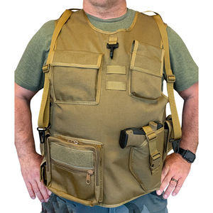 เสื้อกั๊กฝึกซ้อมยุทธวิธี ตัวเลือกโลโก้แบบกำหนดเอง ปรับขนาดได้ มีช่องเก็บของหลายช่อง ผ้าเนื้อน้ำหนักเบา สวมใส่สบาย - Product Image 1