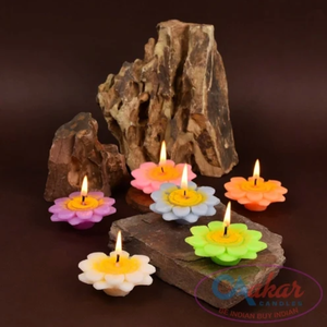Bougie flottante Aakar Candles AF 606 Daisy Flower pour mariage et décoration intérieure - Product Image 1