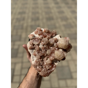 Premium <b>Pink</b> Apophyllite Stilbite on White Heulandite Crystal Natural Mineral Stone for <b>Healing</b> and Wholesale Supply - Product Image 4