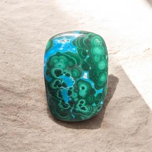 Lote de cabujones de piedra natural de crisocola y malaquita - Gemas al por mayor, lote de gemas a granel y joyería - Product Image 2