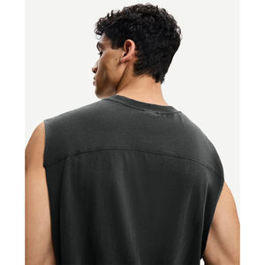 เสื้อกล้ามออกกำลังกายคุณภาพสูง สีพื้น ผ้าเนื้อนุ่ม ยับยาก แฟชั่นทันสมัย ใส่ได้ทั้งในยิมและนอกยิม ระบายอากาศได้ดี เหมาะสำหรับโยคะและกีฬา - Product Image 5