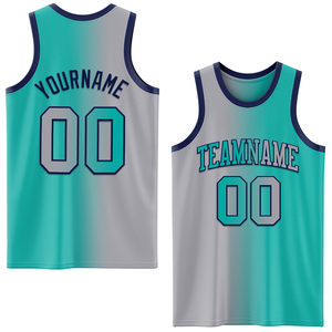Maillots de basket-ball personnalisés en gros, pas chers, OEM, sublimation, réversibles, col en V, sans manches, pour adultes/enfants - Product Image 1