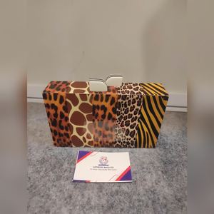Bolso de Mano Artístico con Diseño de Leopardo, Jaguar y Tigre, Estilo Bohemio, con Esmalte, Bolso de Moda para Mujer, Ligero, Nuevo - Product Image 3