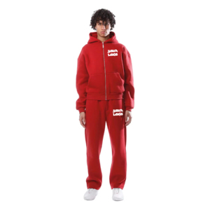 Conjunto Deportivo Informal con Capucha para Hombre, Sudadera y Pantalones Deportivos, 100% Algodón de Pakistán, Venta al Por Mayor de Fábrica - Product Image 1