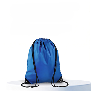 Blue Polyester <b>Drawstring</b> <b>Backpack</b> Plain Dyed Portable Sport Bag for Outdoor Use Sport Bag for Outdoor Use Best Price Wholesale - Product Image 1