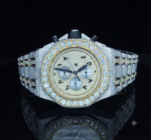 <b>Automatic</b> Moissanite Watch Fully Out VVS Clarity Diamond Watch For Men & Women - Product Image 1