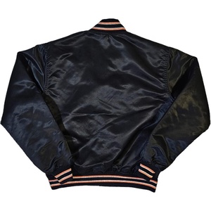 2025 Customized Casual Men's Varsity Jacket with <b>Stand</b> Collar and Front Logo 100% Cotton Breathable Winter College Style - Product Image 2