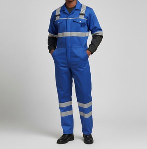 Custom Reflective Workwear <b>Overall</b> for Industrial Safety <b>Construction</b> and Engineering Projects - Product Image 3