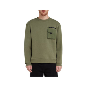 เสื้อสเวตเชิ้ตผ้าฟลีซคอตตอนหนานุ่มสำหรับผู้ชาย พิมพ์ลายดิจิทัล ระบายอากาศได้ดี เป็นมิตรต่อสิ่งแวดล้อม รับผลิตแบบ OEM พร้อมสกรีนโลโก้ตามสั่ง - Product Image 1