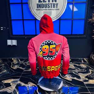 Sudaderas Personalizadas de Otoño con Bordado Desgastado, 600gsm, 100% Algodón, Felpa Francesa, Lavado Ácido, DTF - Product Image 6