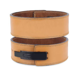 Ceinture de musculation réglable en cuir de vachette robuste unisexe, écologique, respirante, avec contrôle abdominal, personnalisable et professionnelle - Product Image 6