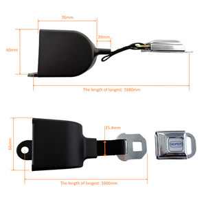 HO-FEC028A Correa de Amarre de Carga Retráctil de 2 Puntos con Bloqueo de Seguridad para Automóvil - Product Image 3