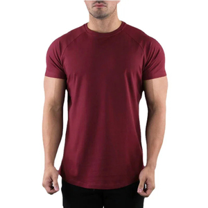 Camiseta de Hombre Azul Rey, Corte Ajustado, Manga Corta, Cuello Redondo, Secado Rápido, Tejido de Punto, Color Sólido, 100% Poliéster - Product Image 5