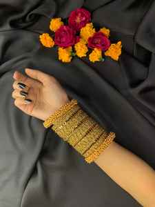 Low Moq Churi <b>Bangles</b> Sets for Girls Elegant Style Indian Handcrafted Churiyan <b>Bangles</b> Jewelry <b>Women</b> Available at Cheap Price - Product Image 3