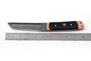 Couteau de chasse artisanal en acier Damas, couteau d'extérieur personnalisé, couteau de camping à lame pleine, couteau de bushcraft ultra-affûté, couteau de survie haut de gamme - Product Image 3
