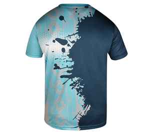 Nouveau T-shirt de sport respirant en polyester à séchage rapide pour homme, imprimé numériquement sur mesure, style urbain, pour l'entraînement en salle de sport - Product Image 3
