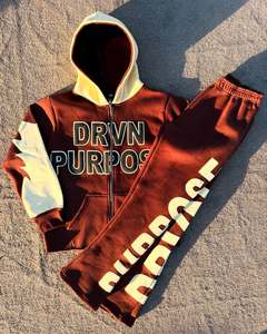 Proveedor de Conjuntos de Sudadera con Capucha de Algodón Grueso para Hombre con Logotipo Personalizado OEM - Product Image 5