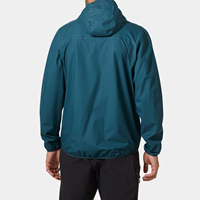 Nouvelle Arrivée Veste Coupe-Vent Homme Ajustable à Capuche Respirante Imperméable à Fermeture Éclair Manches Longues Design Personnalisé Streetwear Meilleure Vente