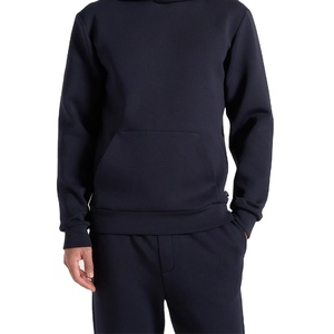 เสื้อฮู้ดดี้ผู้ชาย ดีไซน์ทันสมัย สีพื้น ผ้าวอช ทรงบ็อกซี่ กันลม ระบายอากาศได้ดี เหมาะสำหรับฤดูหนาว มีกระเป๋า - Product Image 4