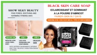 DR. DAVEY Savon Noir au Collagène et au Charbon 100g - Nettoyage en Profondeur pour Tous Types de Peau