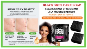 DR. DAVEY Savon Noir au Collagène et au Charbon 100g - Nettoyage en Profondeur pour Tous Types de Peau - Product Image 2