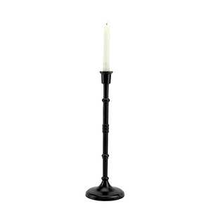 <b>Black</b> Grandeur Aluminum <b>Candlestick</b> Holder with Eco-Friendly Portable Design Handmade for Home Decoration - Product Image 3