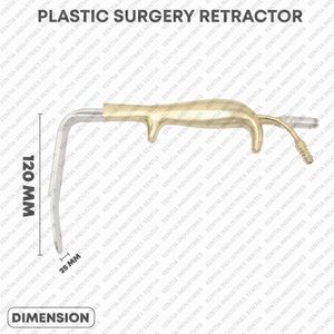 Professional Ferreira Retractor 25x150mm Smooth Blade <b>Plastic</b> Surgery Surgical Instrument Stainless Steel OEM - Product Image 6