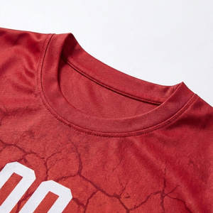 Uniforme de football unisexe personnalisé sublimé, tissu 100% polyester, directement du fabricant - Product Image 4