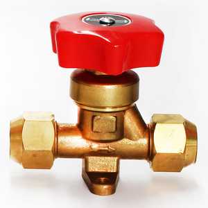 Robinet d'arrêt manuel en laiton industriel - Mini-vanne à boisseau fileté NPT/BSP 1/4" 3/8" 1/2", Vanne de régulation eau/gaz/huile pour plomberie - Product Image 1