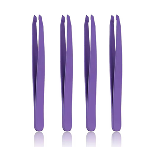 Pinzas de Precisión para Cejas de Acero Inoxidable con Punta, Logotipo Personalizado, Ligeras, Reutilizables, Herramienta para Dar Forma a las Cejas - Product Image 1