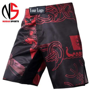 Pantalones Cortos de Boxeo Personalizados OEM, Ropa de Entrenamiento de Alta Calidad con Diseño Floral, Pantalones Cortos de Kickboxing Tailandés, Opción Frontal Duradera de Secado Rápido - Product Image 1