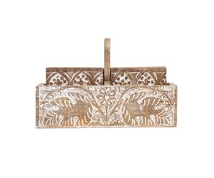 Sous-verres en bois au design bohème élégant et tendance, faits à la main, lavables, forme personnalisable, non toxiques, pour la maison, la cuisine, les tasses à thé - Product Image 3