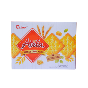 Cheese Flavor Crackers 204G Crunchy <b>Biscuit</b> ODM Private Label Supplier Vietnam - Product Image 1