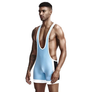 Wrestling Singlet Adult Unisex Fitness <b>Workout</b> Undershirts Bodybuilding <b>Jumpsuit</b> Shorts One-piece Bodywear Custom Brand - Product Image 2