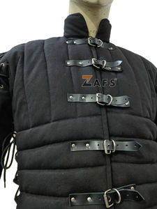 Manteau Gambeson Médiéval de Haute Qualité à Manches Longues en Coton Épais Rembourré avec Fermeture à Boucle – Vente en Gros et Exportation - Product Image 2