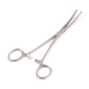 Precise Kelly Hemostat Forceps Locking Tweezers Clamp Silver 5.5 Straight and Curved Stainless Steel By <b>Blush</b> Surgical - Product Image 5