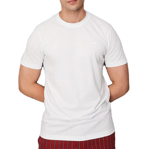Men 100% Cotton Front Logo Pocket O-Neck <b>Collar</b> Short Sleeve Loose Fit <b>T</b>-<b>Shirt</b> 180g Heavyweight Knitted Breathable Quick Dry - Product Image 4