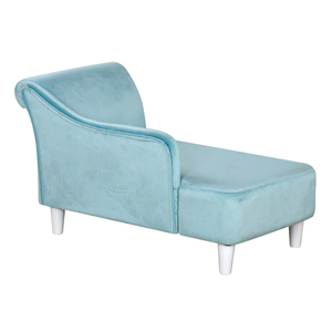 Cama para Perro Mediana con Marco de Madera, Sofá para Mascotas con Cojín Lavable de Terciopelo, Diseño Sólido, Silla Sofá para Mascotas Pequeñas, Empacado en Caja - Product Image 5