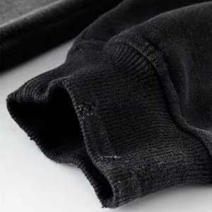 <b>Top</b> Selling Winter Men's Acid Washed <b>Distressed</b> Hoodies Long Sleeve 100% Cotton Embroidered OEM Wholesale - Product Image 4