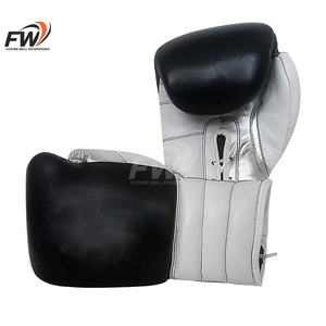 ถุงมือชกมวยหนังแท้คุณภาพสูงสั่งทำพิเศษสำหรับผู้ใหญ่ ขนาด 6 ออนซ์-16 ออนซ์ ถุงมือชกมวยคุณภาพสูงระดับมืออาชีพสั่งทำพิเศษ - Product Image 4