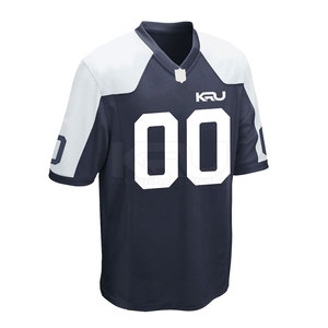 Camiseta de Fútbol Americano Hecha en Pakistán, Manga Corta, Ligera, Transpirable, Tejido Suave, 100% Poliéster, para Práctica en Interiores y Exteriores - Product Image 2