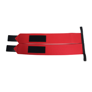 Muñequeras Deportivas Resistentes de Color Rojo, Directas de Fábrica, para Levantamiento de Pesas, para Hombres y Mujeres, Color y Talla Personalizables - Product Image 2