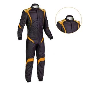 2026 Customized Go Gloves Breathable 100% Polyester Kart Racing Suit One-Piece Auto Racing Plus Size Option City Kart Racing - Product Image 3