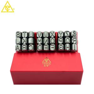 Juego de Herramientas para estampado de letras, de metal, 10mm, 27 unidades - Product Image 1